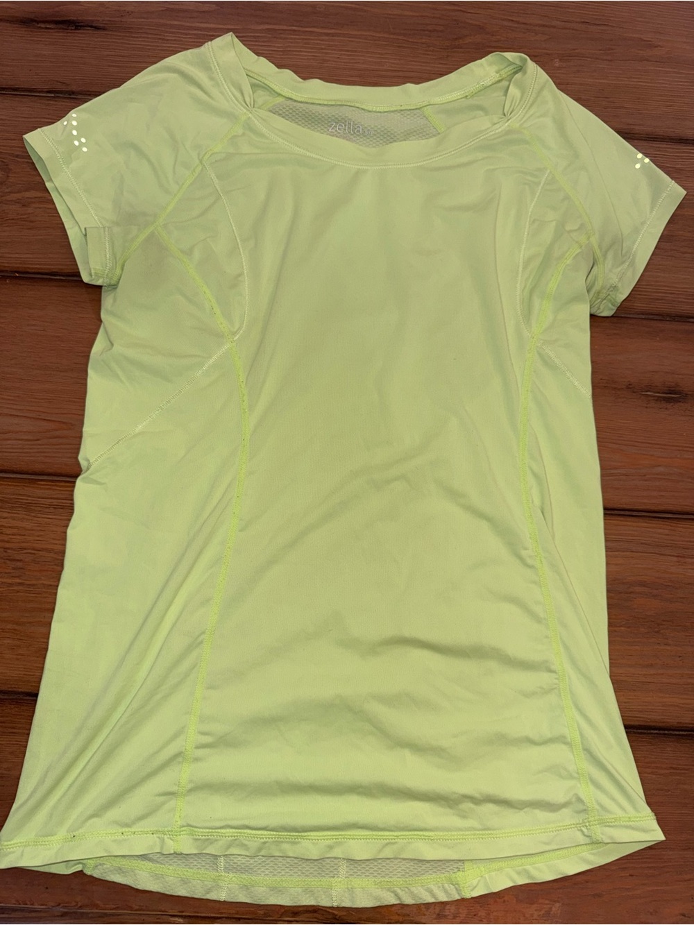 Zella Women's Neon Lime Short-Sleeve Performance Tee